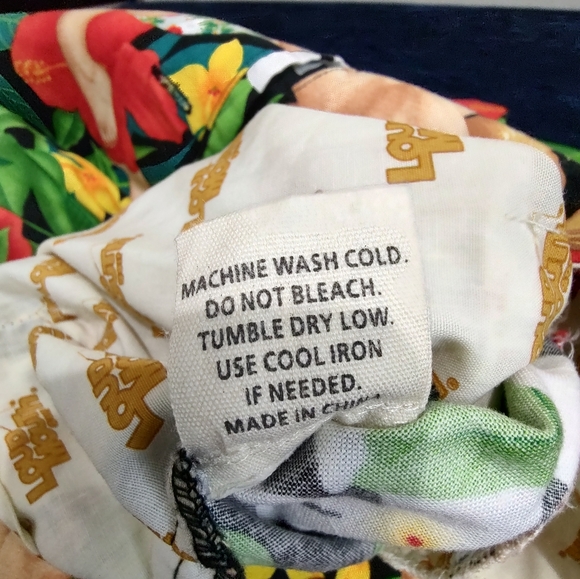 Loudmouth Golf Pants, Men's size 30L, Hawaiian Pin Up Girl Pattern (rack 2d) - Picture 7 of 7